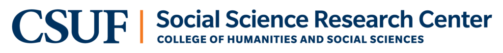 logo for Social Science Research Center at Cal State Fullerton